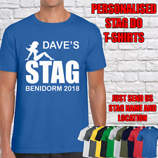 STAG DO T-SHIRTS MENS STAG NIGHT T SHIRT TOPS FUNNY CUSTOMISED PERSONALISED (D1)