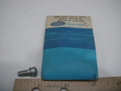 全新无标签原始设备制造商正品福特 1968 年猎鹰野马? 汽化器螺丝 C8DZ-9F529-B — 第 1/4 张图片