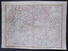1759 Henneberg map Le Rouge Schmalkalden-Meiningen Ilm Hildburghausen Coburg