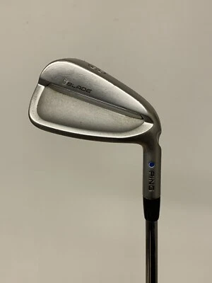 PING IBlade 8 iron / rifle 6.5 steel shaft / extra stiff flex / blue dot - Image 1 of 4