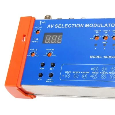 (EU-Stecker)AV Optionaler Modulator PAL NTSC Standard VHF UHF Einstellbarer HOT - Bild 1 von 4