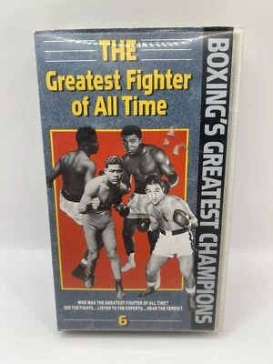 Boxing's Greatest Champions Vol 6 The Greatest Fighter Of All Time VHS Untested - Image 1 of 4