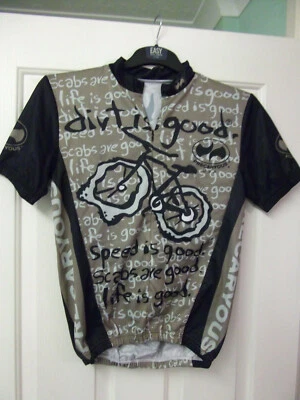 NEU USA PRECARYOUS DIRT IS GOOD CYCLING BIKE Trikot T-Shirt MEDIUM