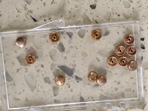 Lote Vintage ORO CORONA Chapado 4MM para IWC/doxa/omega/reloj suizo Nuevo de Lote Antiguo - Imagen 1 de 6