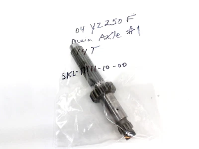 Yamaha YZ250F YZ 250F 2004 01-07 eje principal embrague eje 14T 5NL-17411-10-00 Foto 1 de 4