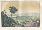 Mexico city Mexiko America view Panorama Aquatinta Radierung Ferrario 1820