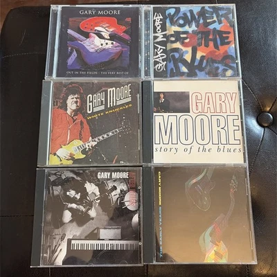 Gary Moore 6 CD Lot White knuckles After Hours Early Years Power Of The Blues - Image 1 of 4