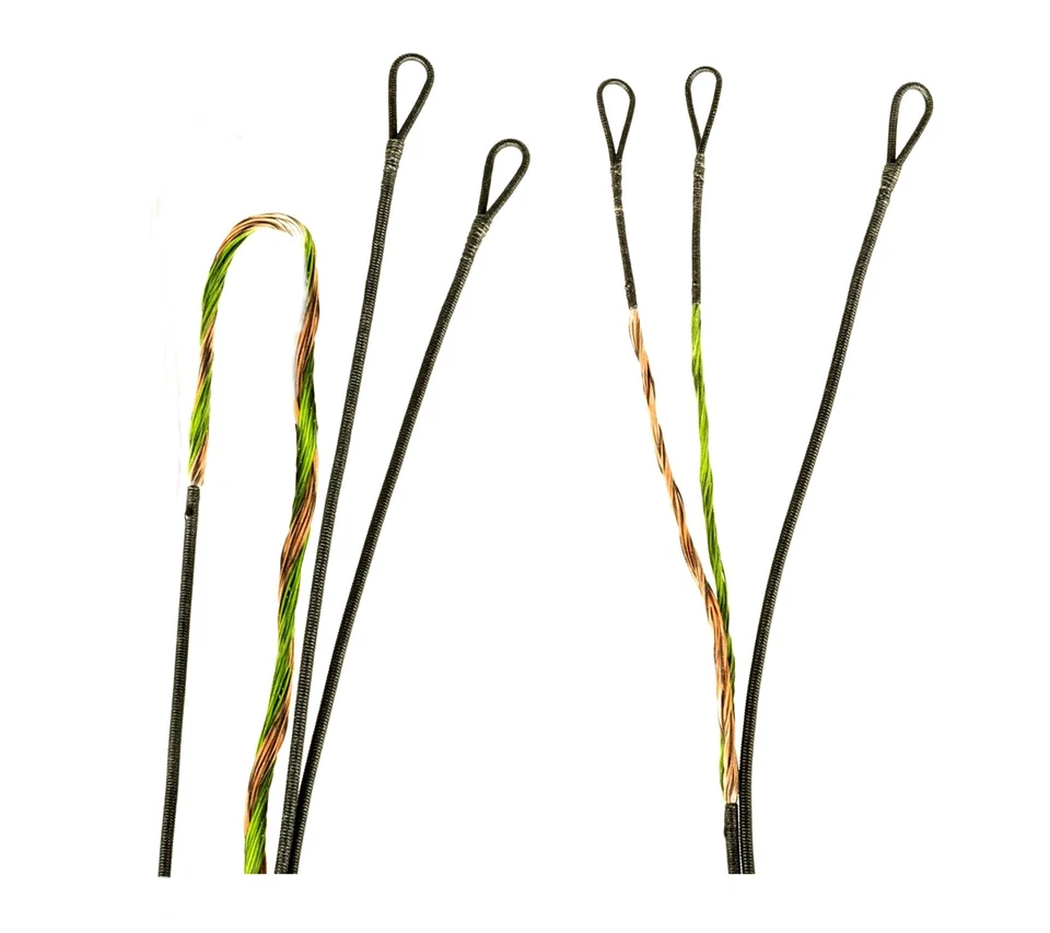 First String PSE X Force, Revenge Compound Cables, Tan/Green, #PSE-XFCE-REVENGE - Image 1 of 1