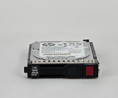 HP 500GB 6G SATA 7.2K RPM 2.5 SFF HDD Hard Drive SC Tray 656107-001 - Image 1 of 4