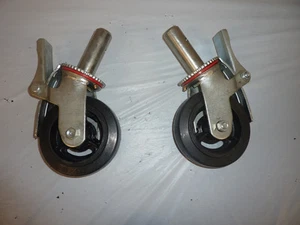 2 Albion 16MR06201SSSC-SX01 Scaffold Locking Swivel Casters  - Picture 1 of 5