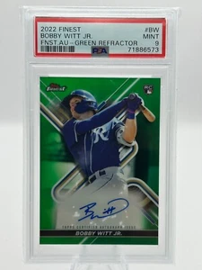 BOBBY WITT JR 2022 TOPPS MEJOR REFRACTOR VERDE AUTOMÁTICO 82/99 PSA 9 #FA-BW JC - Imagen 1 de 2
