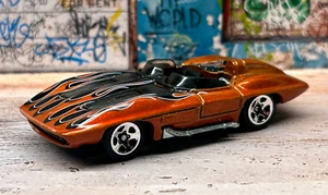 Hot Wheels 2007 Mystery Cars CORVETTE STINGRAY (Orange/Black) Mint/Loose - Picture 1 of 4