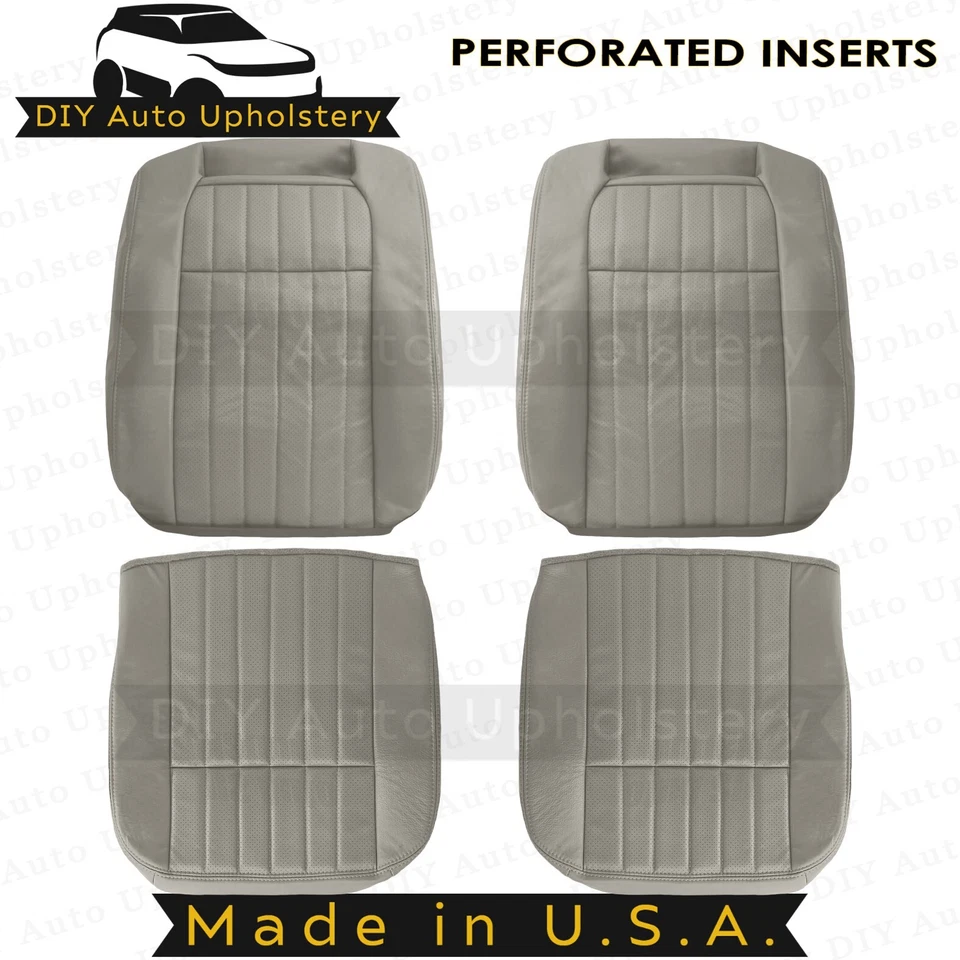1994 1995 1996 For Chevy Impala Driver Passenger Top & Bottom Vinyl Cover Gray - Image 1 of 4