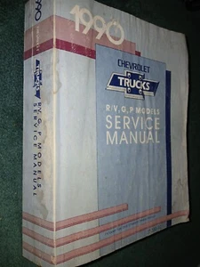 1990 CHEVROLET BLAZER SUBURBAN DUALLY VAN SHOP MANUAL / ORIG. G.M. SERVICE  BOOK - Bild 1 von 4