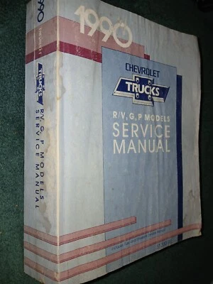 Chevrolet Blazer Suburban 1990 doble furgoneta manual de taller/original G.M. LIBRO DE SERVICIO Foto 1 de 4