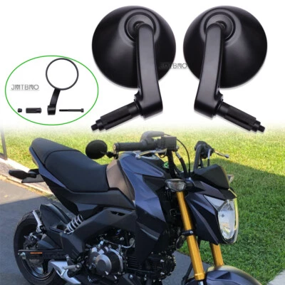 7/8'' 1'' Motorcycle Handle Bar End Mirror For Kawasaki Z125 Z250 Z400 Z650 Z900 - Image 1 of 4