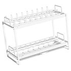 Pull Out Cupboard Multifunctional Iron Wire Dish Drainer Rack Organizer UK
