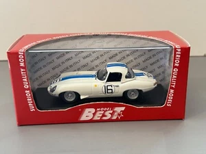 BEST 1:43 JAGUAR E TYPE SPYDER LE MANS 1963 SALVADORI RICHARDS #16 9205 - Picture 1 of 5