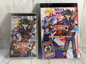 Yu-Gi-Oh! 5D's Tag Force 4 & Strategy Guide Set - Japan Version - With Card USED - Picture 1 of 12