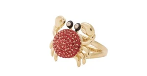 $78 KATE SPADE SHORE THING CRAB RING SIZE 6 KSS97E - Picture 1 of 10