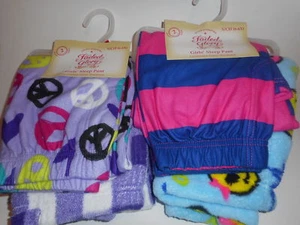 Faded Glory Girls Pajama Pants Polyester Two-Pairs Various Sizes NWT - Picture 1 of 7