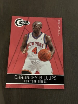 2010-11 Totally Certified Totally Red Parallel /499 #66 CHAUNCEY BILLUPS Card - Image 1 of 2