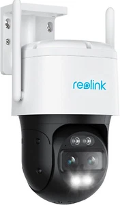 Telecamera di sicurezza a batteria Reolink TrackMix 4MP WiFi batteria PTZ tracciamento automatico 128G - Foto 1 di 1