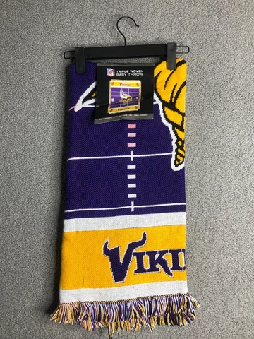 Minnesota Vikings NFL baby Throw Blanket, 36" X 46" knit blanket Cover