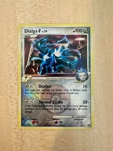 Pokemon Dialga G Crosshatch Holo League Promo Platinum NM - Picture 1 of 2