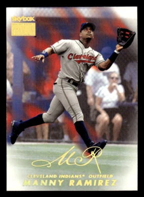 1999 SkyBox Premium  # 18 Manny Ramirez - Image 1 of 2