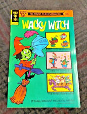 Wacky Witch # 13 F/VF Halloween Bats ~ Spooky Ghosts ~ Fun Catalog 1974 Gold Key