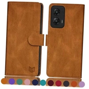  for Moto G Stylus 5G 2024 Wallet case with RFID Blocking Credit Light Coffee - Picture 1 of 8