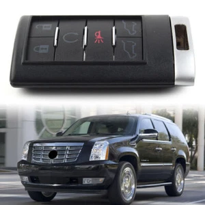 Smart Keyless Remote Key shell Case Fob for Cadillac Escalade ESV EXT 2007-2014 - Picture 1 of 9