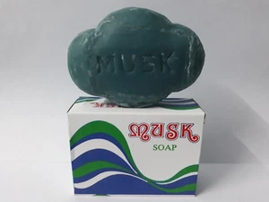 2X Musk Soap 75 Grams Each pack Natural Flavour Animal Fat Free Vegan Soap - Picture 1 of 2