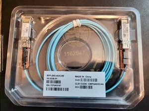 LOT 8 x CISCO SFP-25G-AOC3M Active Optical Cable 10-3238-01 GENUINE NEW SEALED - Photo 1/2