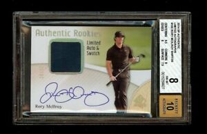RORY MCILROY 2013 2014 SP Authentic RC Limited Auto Swatch 25/25 On Card RPA