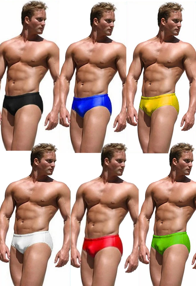 Adult Entertainment Wrestling Costume Briefs Halloween Swimming Spandex Shorts  - Image 1 of 4