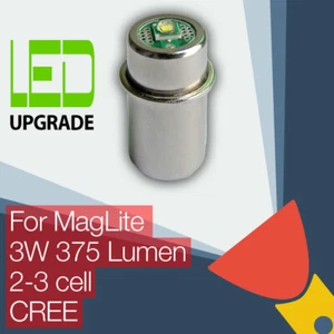 MagLite LED Conversion/upgrade bulb 375LM Torch/flashlight 2D/2C 3D/3C Cell - Picture 1 of 1