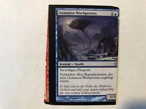 Miscut Guard Gomazoa German Misprint MTG GENUINE EDH Commander Magic - Picture 1 of 2
