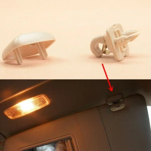 For AUDI A1 A3 S3 A4 S4 A5 S5 Q3 Q5 RS3 RS4 RS5 Sun Visor Clip Bracket Beige - Imagen 1 de 6