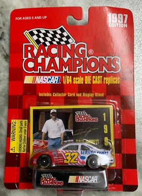 1997 Dale Jarrett Racing Champions NASCAR  1/64 Scale Die Cast Replica With Card - Image 1 of 4