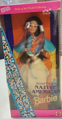 Muñecas Barbie Nativas Americanas del Mundo Segunda Edición 1993 De Colección Foto 1 de 4