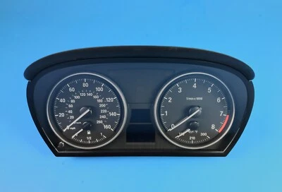 07-13 BMW E90 E91 E92 328I 335I PAINEL DE INSTRUMENTOS VELOCÍMETRO MEDIDOR DE ÓLEO 119K - Imagem 1 de 4