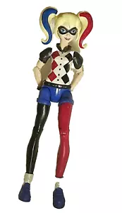 DC Super Hero Girls 6" 2015 Toy Harley Quinn Action Figure Doll Mattel No Wepon - Picture 1 of 9