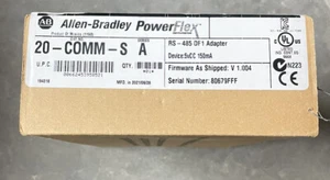 NEU VERSIEGELT 20-COMM-S 2021 POWERFLEX RS-DH485 DF1 ADAPTER VFD LAUFWERK - Bild 1 von 4