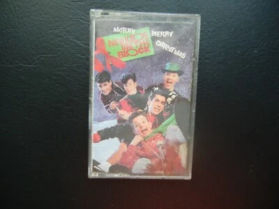 NEW KIDS ON THE BLOCK MERRY MERRY CHRISTMAS ALBUM  1989 CBS 45280 CASSETTE Foto 1 de 4