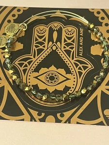 Alex and Ani Crystal Beaded Bangle Bracelet ~ NWOT & CARD - Picture 1 of 2