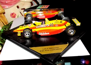 Vintage 1995 Onyx Diecast 1/24 Arie Luyendyk Lola Menards #40 Indy 500 IRL Car - Picture 1 of 2