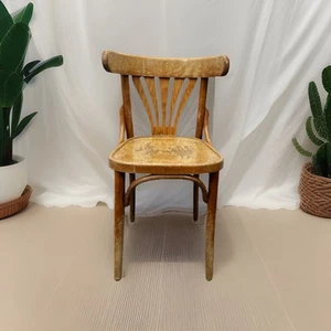 1 von 5 Kaffeehausstuhl Vollholz Art Deco Vintage für Bastler - Bild 1 von 11