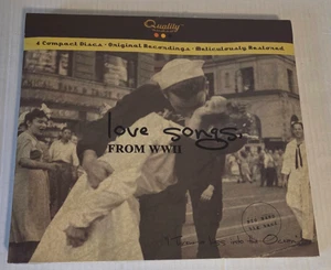 Love Songs From WWII ~  4-CD Set ~ Quality Restored Big Bands - NEW SEALED - Picture 1 of 4